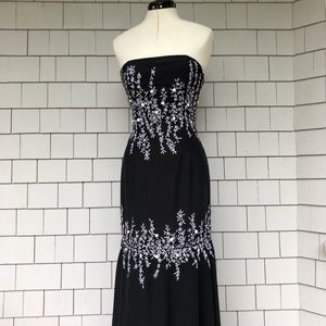 Gothic Coty USA Evening Gown